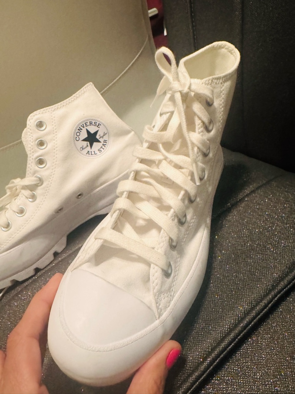 Converse High Top Sneakers in White